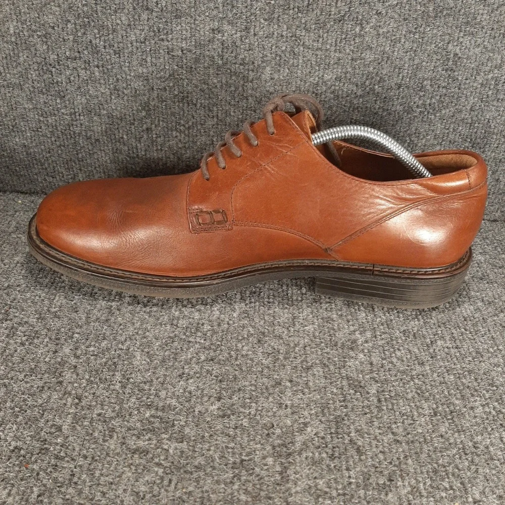 Florsheim Derby Comfortech 17150-03 13 M Cognac Brown Mens Leather Dress Shoes